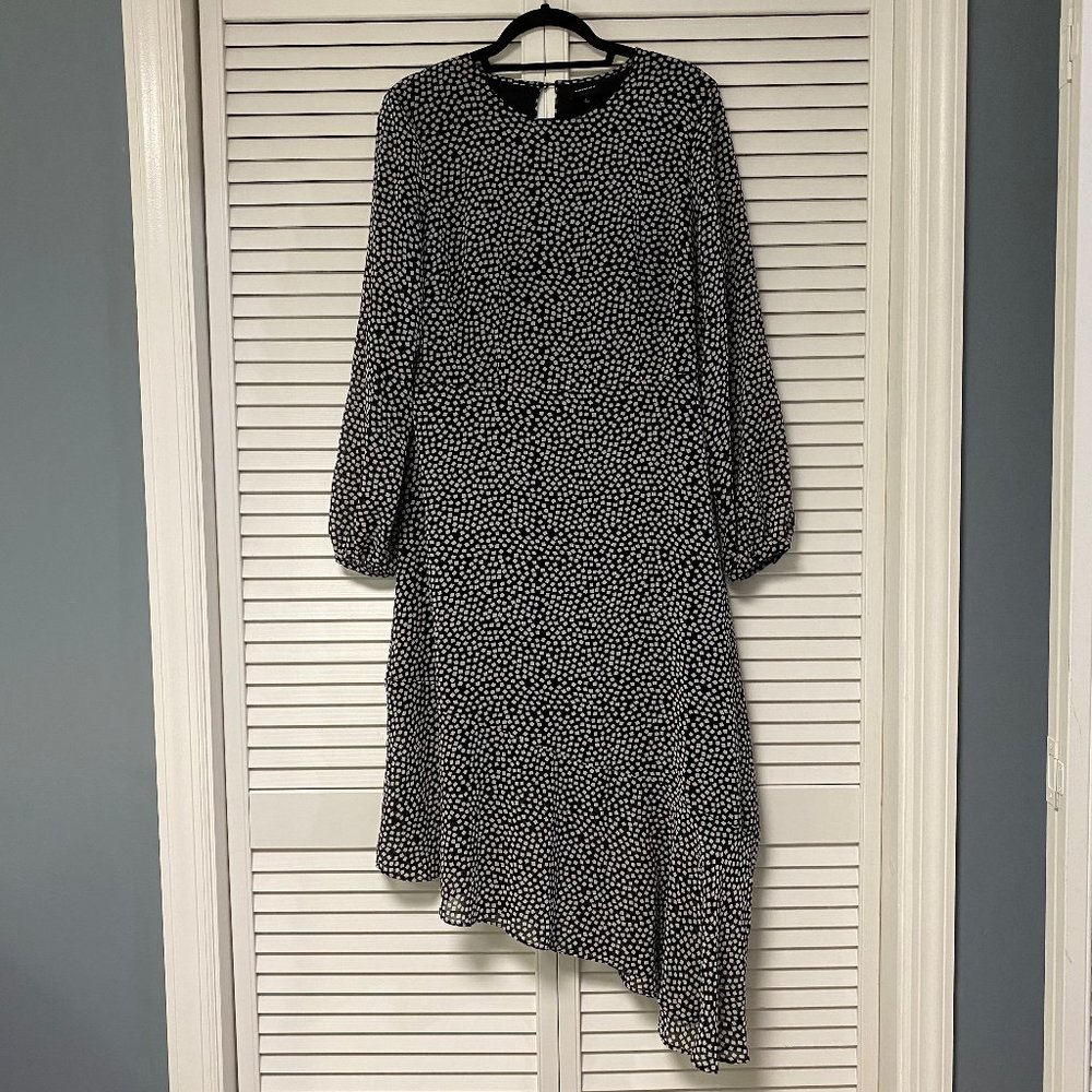 Who What Wear Asymmetrical Long Sleeve Dress NWOT